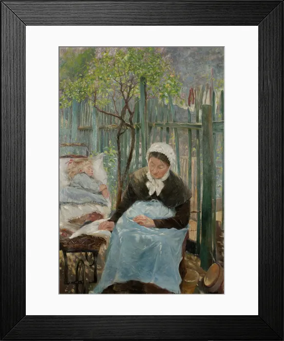 Framed Print : Paris in the Spring, 1892. Creator: Gerda Roosval-Kallstenius Framed Print : Paris in the Spring, 1892. Creator: Gerda Roosval-Kallstenius
