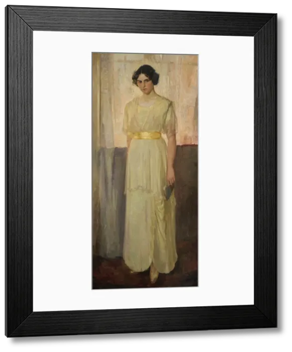 Framed Print : Portrait of the artist Astrid Setterwall Ångström (1895-1982), 1914. Creator: Gerda Roosval-Kallstenius Framed Print : Portrait of the artist Astrid Setterwall Ångström (1895-1982), 1914. Creator: Gerda Roosval-Kallstenius