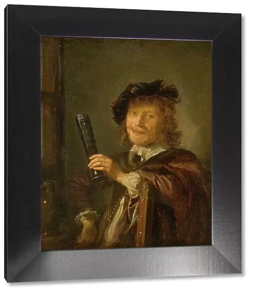Portrait of a Man, possibly a Self-portrait, late 1640s. Creator: Gerrit Dou