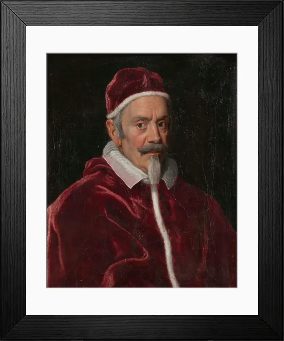 Framed Print : Portrait of Pope Alexander VII, c1650. Creator: Giovanni Battista Gaulli Baciccio Framed Print : Portrait of Pope Alexander VII, c1650. Creator: Giovanni Battista Gaulli Baciccio