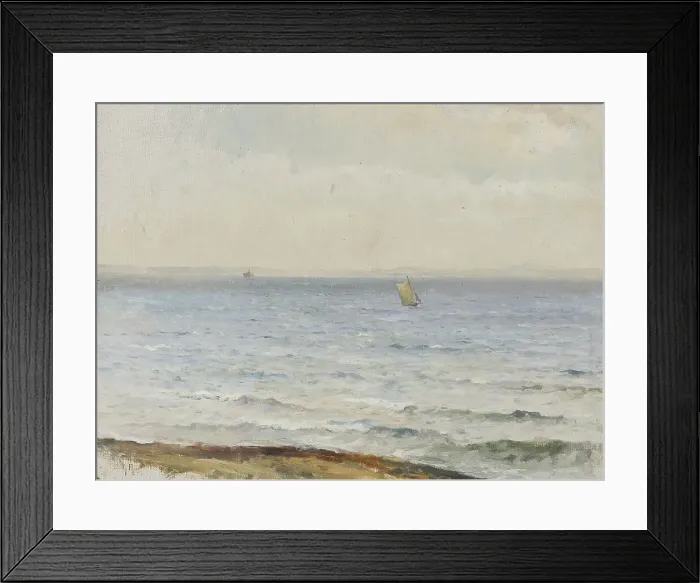 Framed Print : The Sound. Motif from Ven, 1892. Creator: Gustaf Rydberg