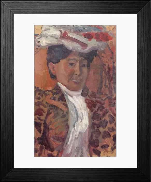 Framed Print : The Scotch Girl, 1895. Creator: Helmer Osslund Framed Print : The Scotch Girl, 1895. Creator: Helmer Osslund