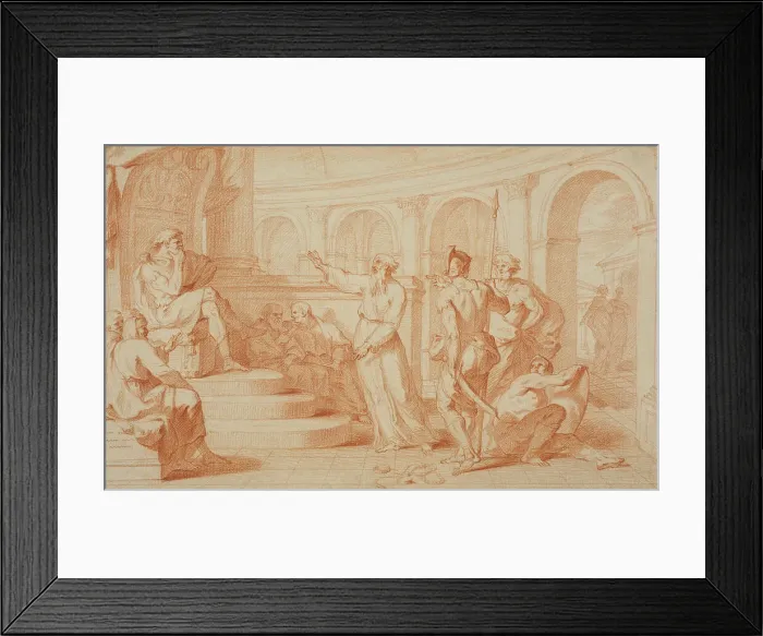 Framed Print : Paul before Felix. Creator: Unknown Framed Print : Paul before Felix. Creator: Unknown