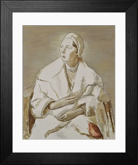 Framed Print : Sigrid Hjertén, 1931. Creator: Isaac Grünewald Framed Print : Sigrid Hjertén, 1931. Creator: Isaac Grünewald