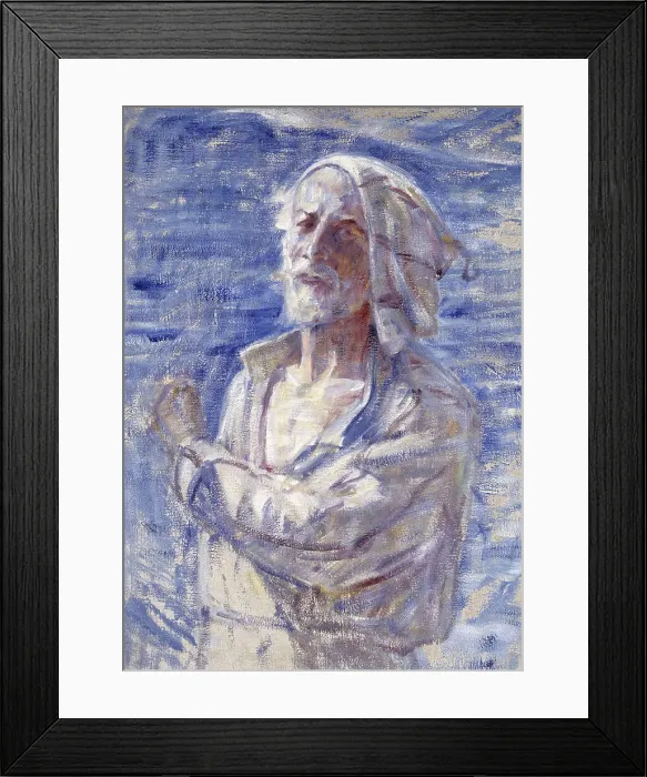 Framed Print : Self portrait, 1918. Creator: Johan Axel Gustav Acke Framed Print : Self portrait, 1918. Creator: Johan Axel Gustav Acke