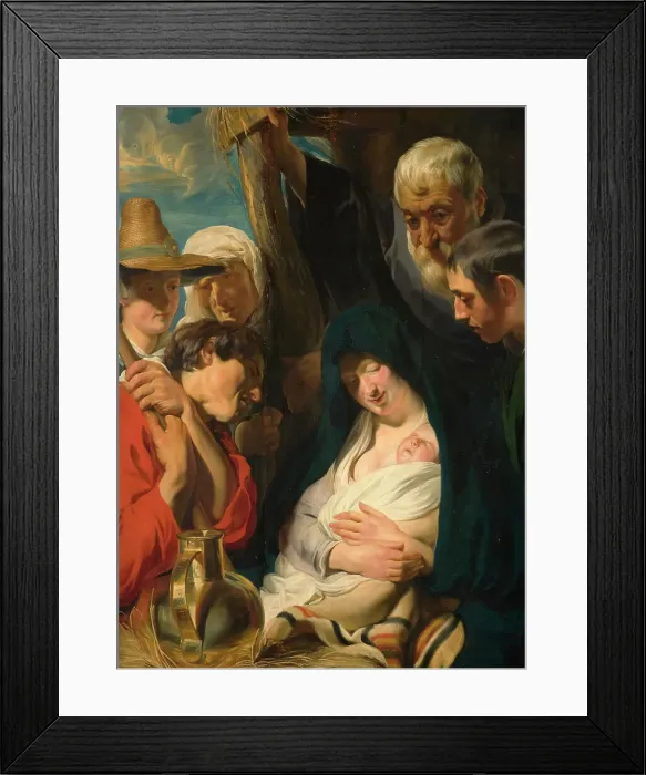 Framed Print : The Adoration of the Magi, 1618. Creator: Jacob Jordaens Framed Print : The Adoration of the Magi, 1618. Creator: Jacob Jordaens