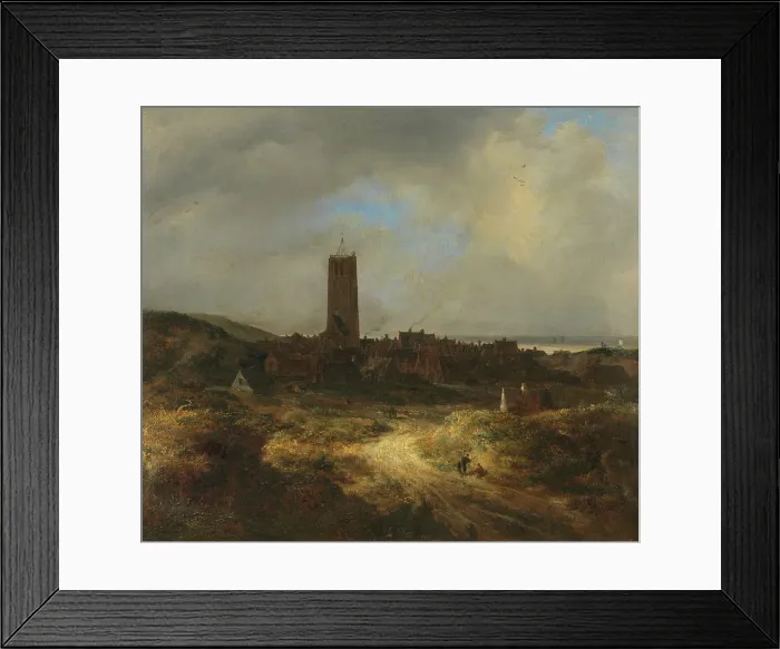 Framed Print : View of Egmond aan Zee, c.1648. Creator: Jacob van Ruisdael Framed Print : View of Egmond aan Zee, c.1648. Creator: Jacob van Ruisdael