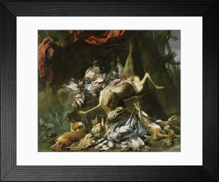 Framed Print : Still Life of Abundant Game. Creator: Jan Fyt