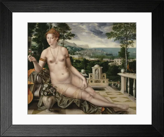 Framed Print : Venus Cythereia, 1561. Creator: Jan Massys Framed Print : Venus Cythereia, 1561. Creator: Jan Massys