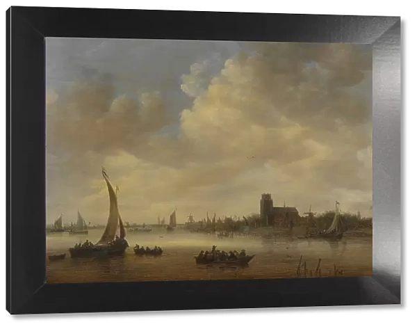 View from Dordrecht, 1655. Creator: Jan van Goyen