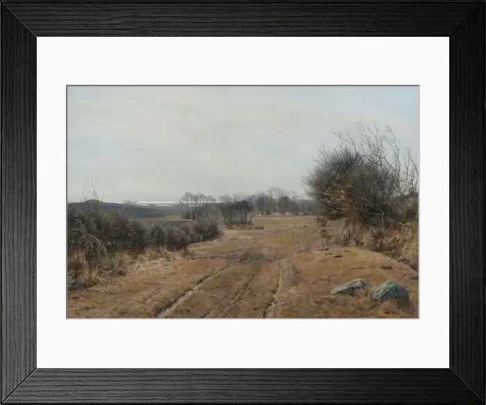 Framed Print : The Path, 1896. Creator: Janus Andreas Bartholin la Cour Framed Print : The Path, 1896. Creator: Janus Andreas Bartholin la Cour