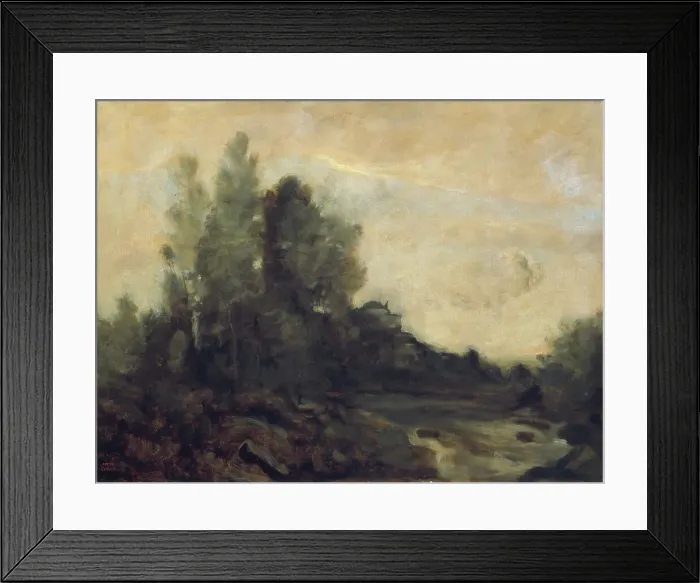 Framed Print : Souvenir d'Ariccia, mid-late 19th century. Creator: Jean-Baptiste-Camille Corot. Souvenir d'Ariccia, mid-late 19th century. Creator: Jean-Baptiste-Camille Corot Framed Print : Souvenir d'Ariccia, mid-late 19th century. Creator: Jean-Baptiste-Camille Corot. Souvenir d'Ariccia, mid-late 19th century. Creator: Jean-Baptiste-Camille Corot