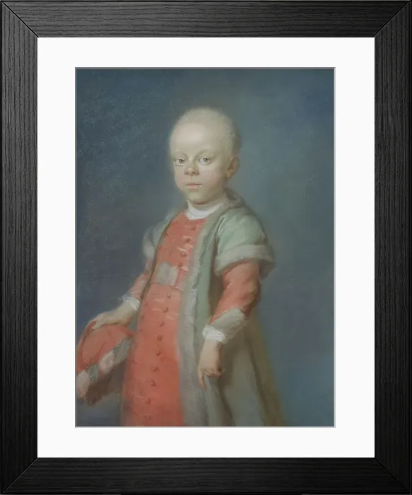 Framed Print : Portrait of Maponde, 18th century. Creator: Jean-Baptiste Perronneau Framed Print : Portrait of Maponde, 18th century. Creator: Jean-Baptiste Perronneau