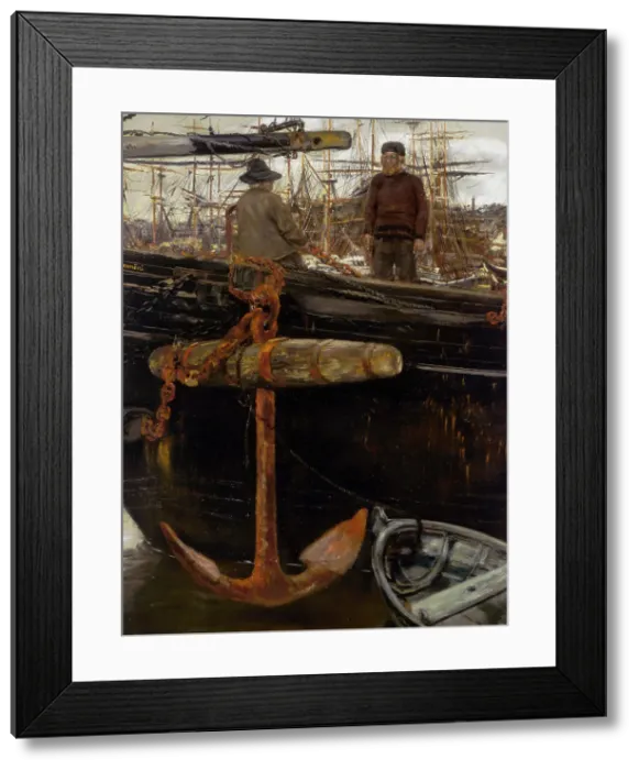 Framed Print : Sailors from the North, c1900s. Creator: Jean-François Raffaëlli Framed Print : Sailors from the North, c1900s. Creator: Jean-François Raffaëlli
