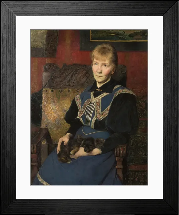 Framed Print : The Painter's Sister, 1900. Creator: Jeanna Maria Charlotta Bauck Framed Print : The Painter's Sister, 1900. Creator: Jeanna Maria Charlotta Bauck