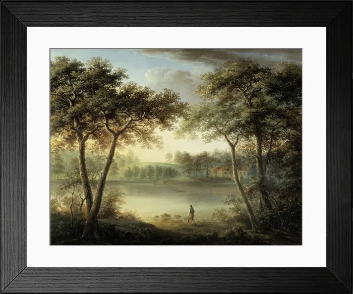 Framed Print : Rosendal from the north. Creator: Jeanna Elisabeth Åkerman Framed Print : Rosendal from the north. Creator: Jeanna Elisabeth Åkerman