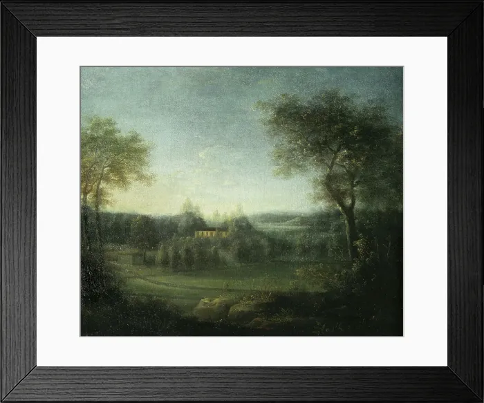 Framed Print : Rosendal from the southeast. Creator: Jeanna Elisabeth Åkerman Framed Print : Rosendal from the southeast. Creator: Jeanna Elisabeth Åkerman