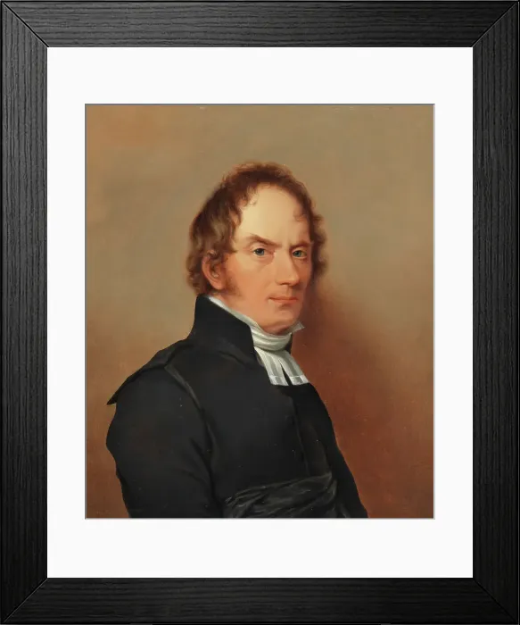 Framed Print : Theology professor Carl Georg Rogberg (1789-1834), early 19th century. Creator: Johan Adolf Seven Framed Print : Theology professor Carl Georg Rogberg (1789-1834), early 19th century. Creator: Johan Adolf Seven