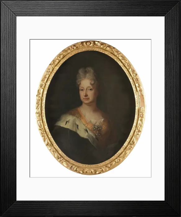 Framed Print : Sofia Charlotta, 1630-1714, Princess of the Palatinate Duchess of Braunschweig-Lüneburg k, 1705. Creator: Johan David Swartz Framed Print : Sofia Charlotta, 1630-1714, Princess of the Palatinate Duchess of Braunschweig-Lüneburg k, 1705. Creator: Johan David Swartz