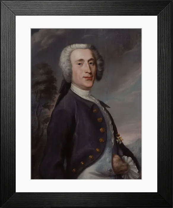 Framed Print : Olof von Dalin (1708-1763), chancellor, author, historian, 18th century. Creator: Johan Joachim Streng Framed Print : Olof von Dalin (1708-1763), chancellor, author, historian, 18th century. Creator: Johan Joachim Streng