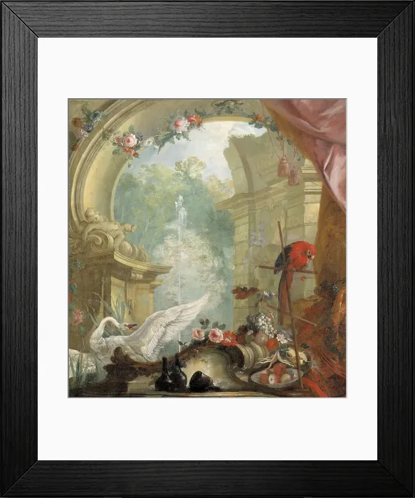 Framed Print : Park landscape with ruins (wall field). Creator: Johan Pasch Framed Print : Park landscape with ruins (wall field). Creator: Johan Pasch