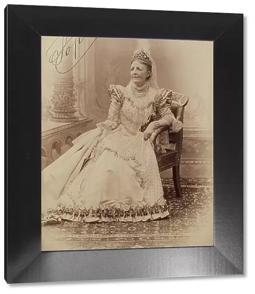 Queen Sophia of Sweden & Norway, 1900. Creator: Gosta Florman. Queen Sophia of Sweden & Norway, 1900. Creator: Gosta Florman