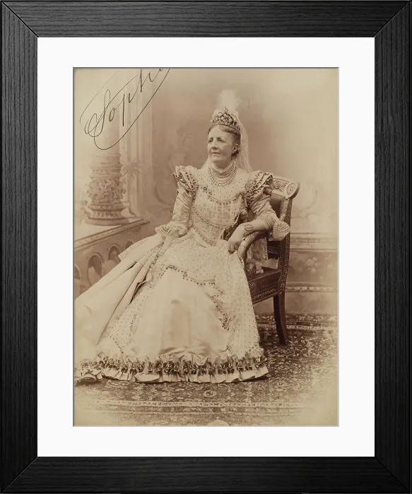 Framed Print : Queen Sophia of Sweden & Norway, 1900. Creator: Gosta Florman. Queen Sophia of Sweden & Norway, 1900. Creator: Gosta Florman Framed Print : Queen Sophia of Sweden & Norway, 1900. Creator: Gosta Florman. Queen Sophia of Sweden & Norway, 1900. Creator: Gosta Florman