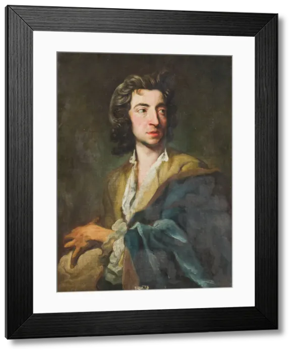 Framed Print : The Sculptor Paul Egell, c.1730. Creator: Johann Georg Dathan Framed Print : The Sculptor Paul Egell, c.1730. Creator: Johann Georg Dathan