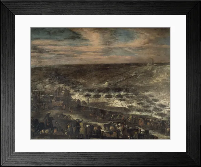 Framed Print : The Battle of Lund. Second clash, mid-17th-early 18th century. Creator: Johann Philip Lemke Framed Print : The Battle of Lund. Second clash, mid-17th-early 18th century. Creator: Johann Philip Lemke
