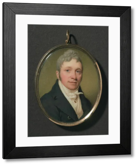 Framed Print : Unknown man, c1800s. Creator: John Comerford Framed Print : Unknown man, c1800s. Creator: John Comerford