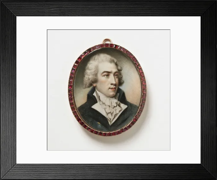 Framed Print : Richard Brinsley Sheridan (1751-1816), politician, playwright, c1800s. Creator: John Cox Dillman Engleheart Framed Print : Richard Brinsley Sheridan (1751-1816), politician, playwright, c1800s. Creator: John Cox Dillman Engleheart