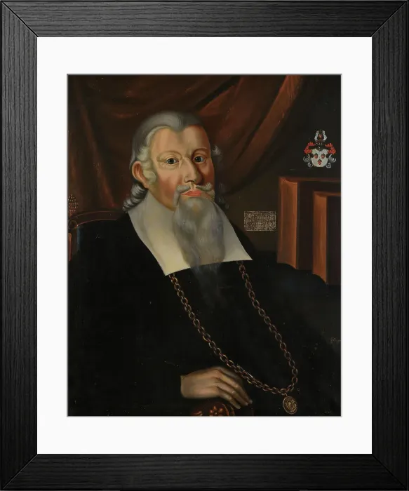 Framed Print : Peder Winstrup, 1605-1679, c17th century. Creator: Jonas Ahlgren Framed Print : Peder Winstrup, 1605-1679, c17th century. Creator: Jonas Ahlgren