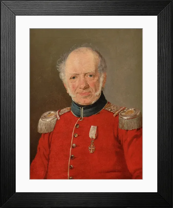 Framed Print : Portrait of Colonel von Darcheus, 1834. Creator: Jorgen Pedersen Roed Framed Print : Portrait of Colonel von Darcheus, 1834. Creator: Jorgen Pedersen Roed