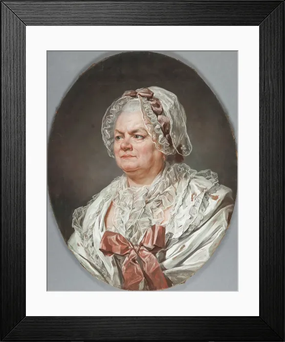 Framed Print : Portrait of the artist's mother, Mme Anne Ducreux née Béliard, c1760. Creator: Joseph Ducreux Framed Print : Portrait of the artist's mother, Mme Anne Ducreux née Béliard, c1760. Creator: Joseph Ducreux
