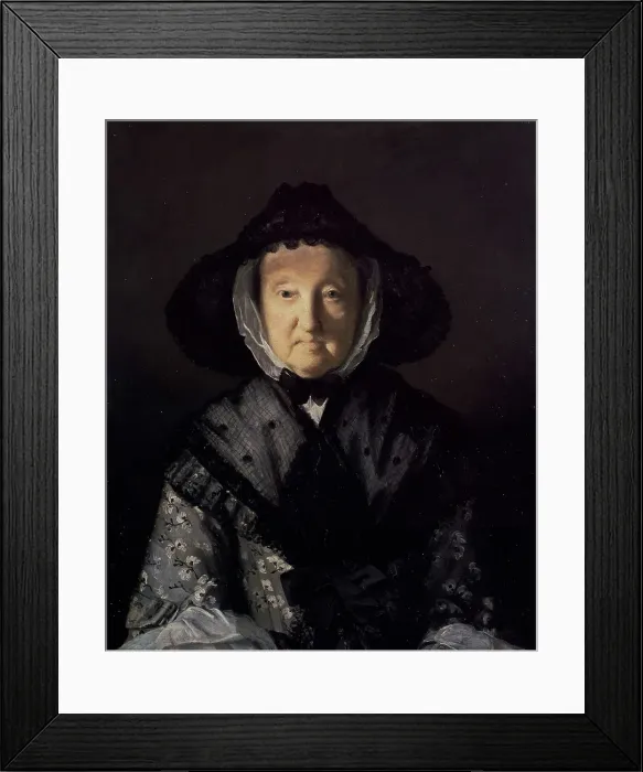 Framed Print : Portrait of a Lady, possibly Mrs Pigott of Chetwynd, late 18th century. Creator: Sir Joshua Reynolds