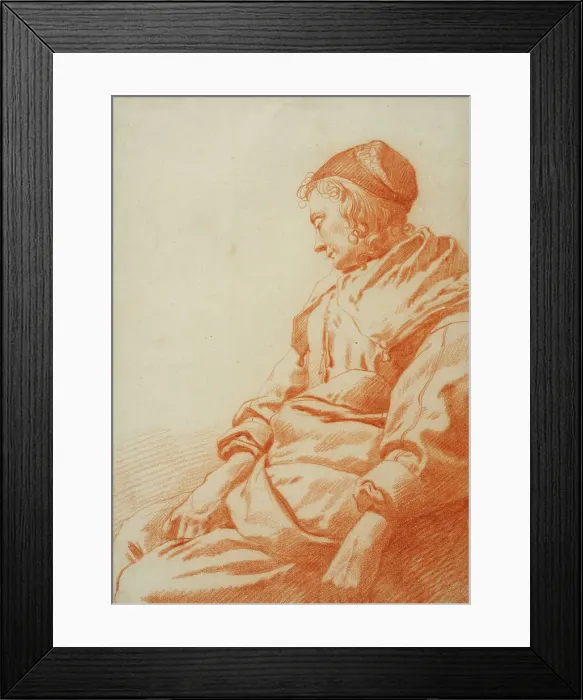 Framed Print : Sleeping young woman. Creator: Karel Du Jardin Framed Print : Sleeping young woman. Creator: Karel Du Jardin