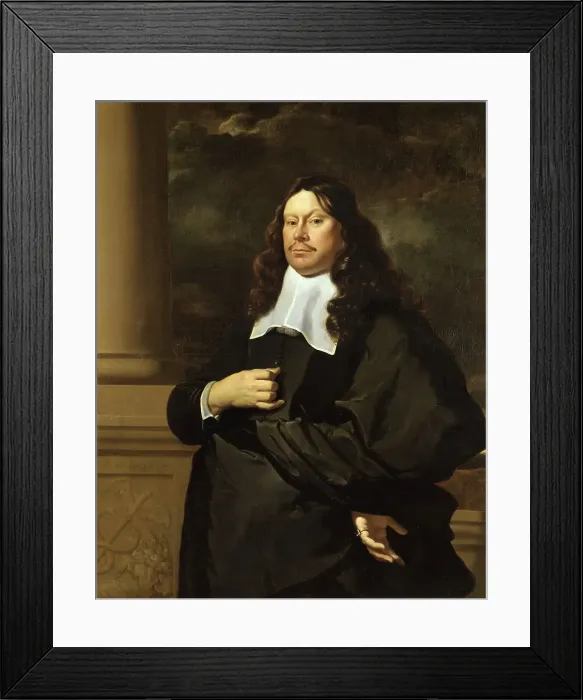 Framed Print : Van Huteren, Governor of Batavia, 1674. Creator: Karel Du Jardin Framed Print : Van Huteren, Governor of Batavia, 1674. Creator: Karel Du Jardin