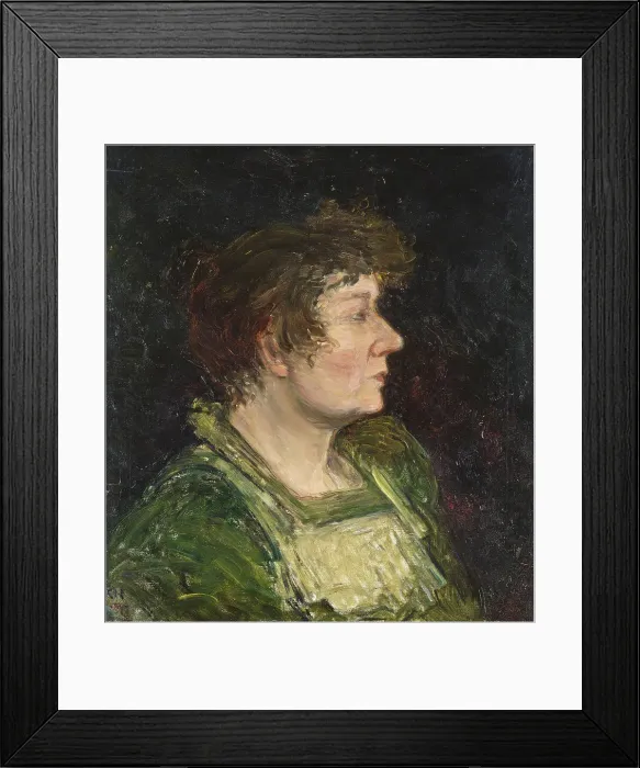 Framed Print : The Artist's Wife, 1898. Creator: Karl Nordström Framed Print : The Artist's Wife, 1898. Creator: Karl Nordström