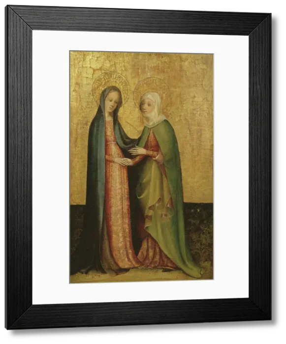 Framed Print : The Visitation. Creator: Laurentiusmästaren Framed Print : The Visitation. Creator: Laurentiusmästaren