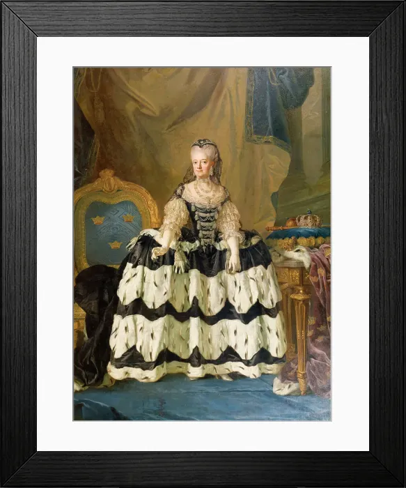 Framed Print : The Dowager Queen Lovisa Ulrika of Sweden, 1775. Creator: Lorens Pasch the Younger Framed Print : The Dowager Queen Lovisa Ulrika of Sweden, 1775. Creator: Lorens Pasch the Younger