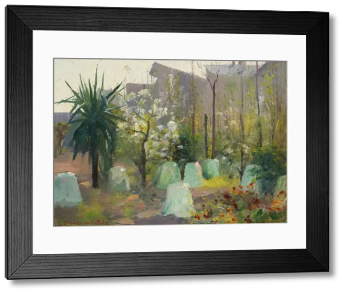 Framed Print : Southern spring landscape, 1892. Creator: Lotten Rönquist Framed Print : Southern spring landscape, 1892. Creator: Lotten Rönquist