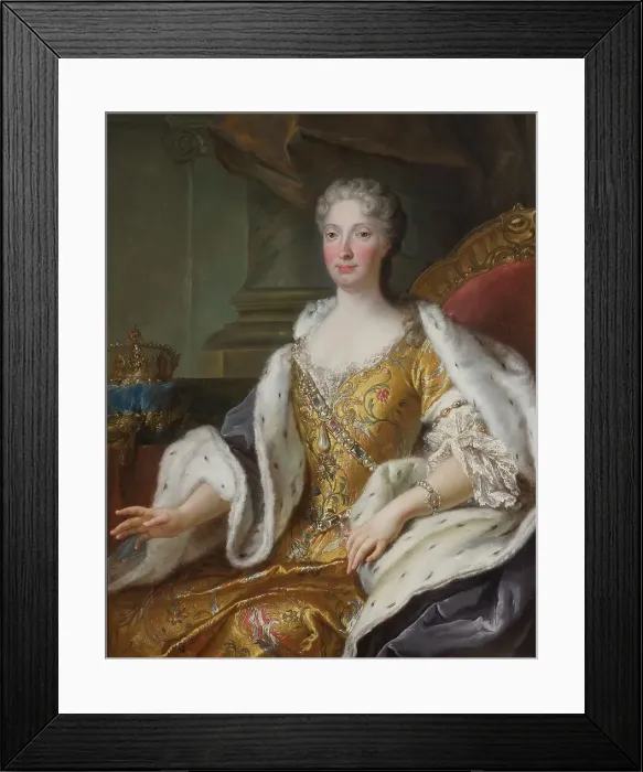 Framed Print : Unknown Princess, c18th century. Creator: Louis Michel Vanloo