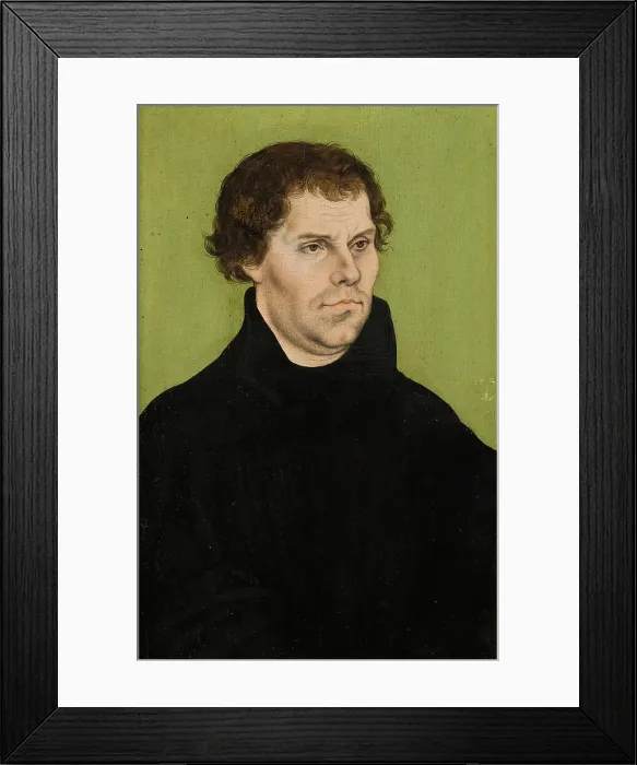 Framed Print : Martin Luther (1483-1546), 1526. Creator: Lucas Cranach the Elder Framed Print : Martin Luther (1483-1546), 1526. Creator: Lucas Cranach the Elder