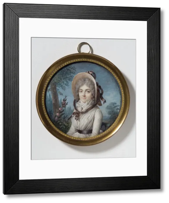 Framed Print : Stéphanie Félicité Ducrest de St-Aubin, 1746-1831, c1780. Creator: Marie Gabrielle Capet Framed Print : Stéphanie Félicité Ducrest de St-Aubin, 1746-1831, c1780. Creator: Marie Gabrielle Capet