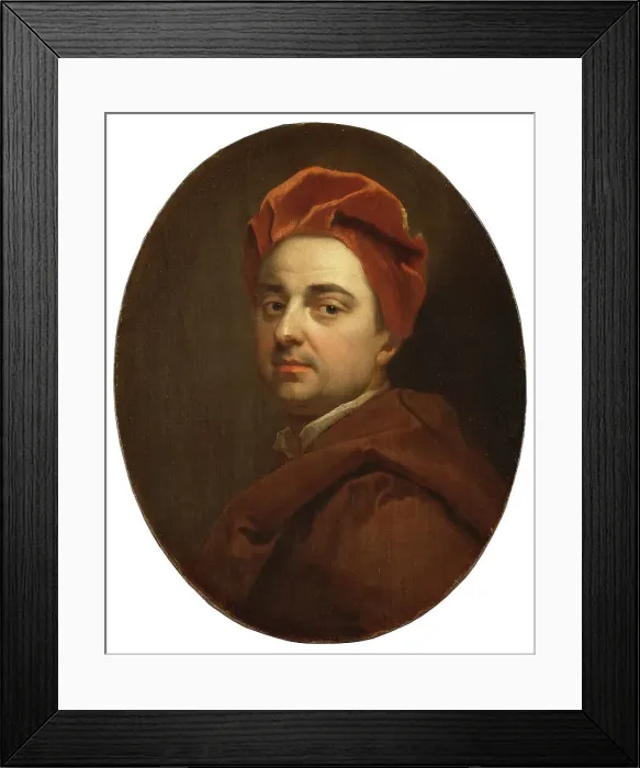 Framed Print : Self portrait, c1690. Creator: Michael Dahl Framed Print : Self portrait, c1690. Creator: Michael Dahl