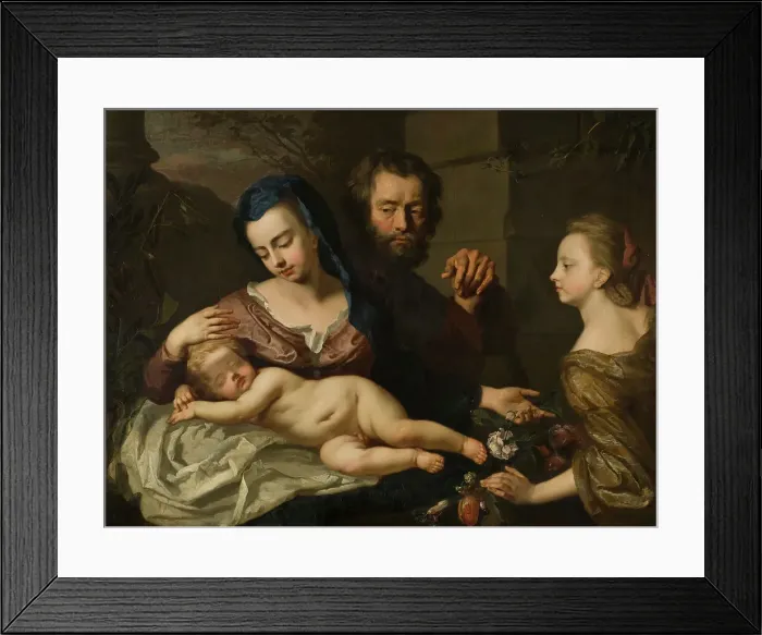 Framed Print : The Holy Family, 1691. Creator: Michael Dahl Framed Print : The Holy Family, 1691. Creator: Michael Dahl