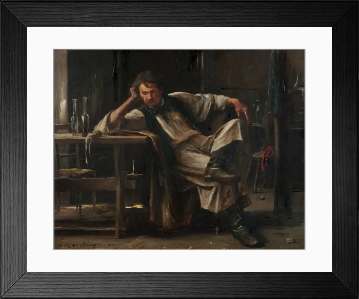 Framed Print : Self-contempt, late 19th century. Creator: Mihaly Munkacsy. Self-contempt, late 19th century. Creator: Mihaly Munkacsy Framed Print : Self-contempt, late 19th century. Creator: Mihaly Munkacsy. Self-contempt, late 19th century. Creator: Mihaly Munkacsy