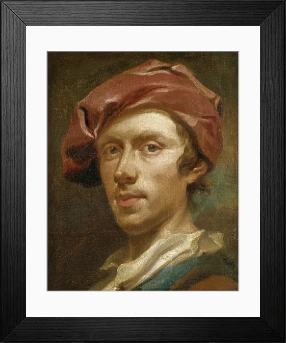 Framed Print : Self portrait, c1730. Creator: Olof Arenius Framed Print : Self portrait, c1730. Creator: Olof Arenius