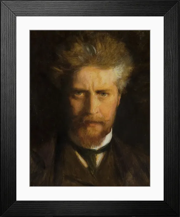 Framed Print : Self portrait, 1920. Creator: Oscar Bjorck Framed Print : Self portrait, 1920. Creator: Oscar Bjorck