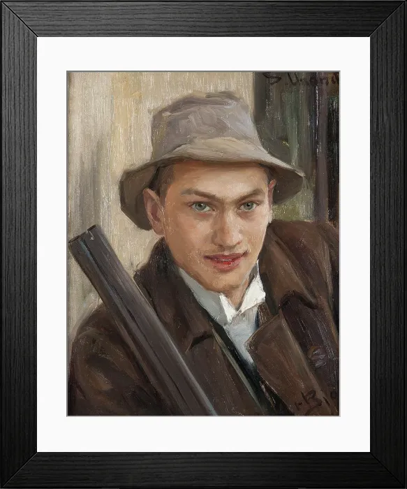 Framed Print : Sven Unander, 1891. Creator: Oscar Bjorck Framed Print : Sven Unander, 1891. Creator: Oscar Bjorck